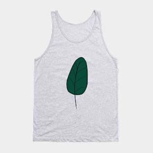 cute green leaf Tank Top